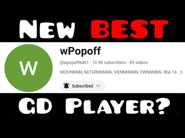 The New BEST Geometry Dash Player? (wPopoff Tidal Wave Race)