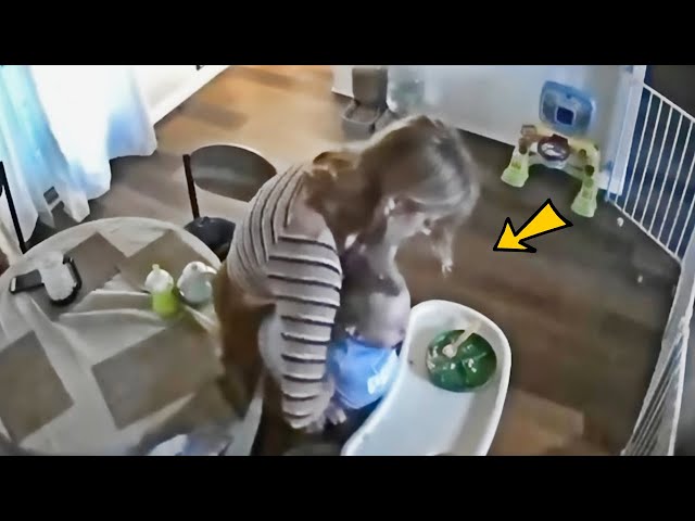 Mother installs a camera in her daughter's room and catches her mother-in-law red-handed