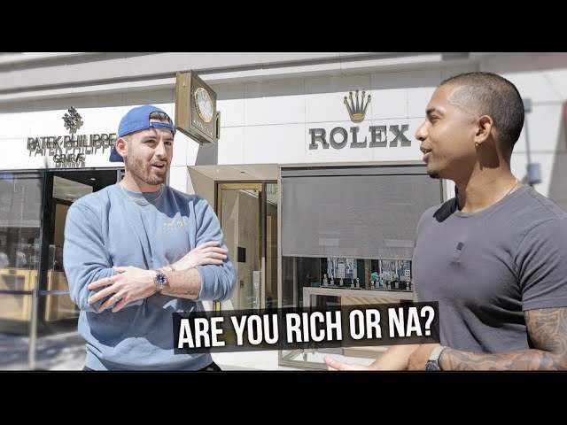Asking Rolex Buyers How They Got Rich?