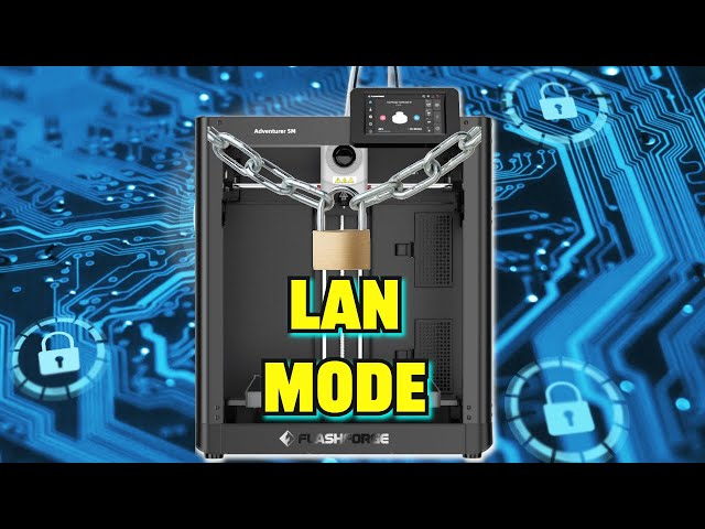 How To Enable LAN Mode For Privacy on the Flashforge Adventurer 5M