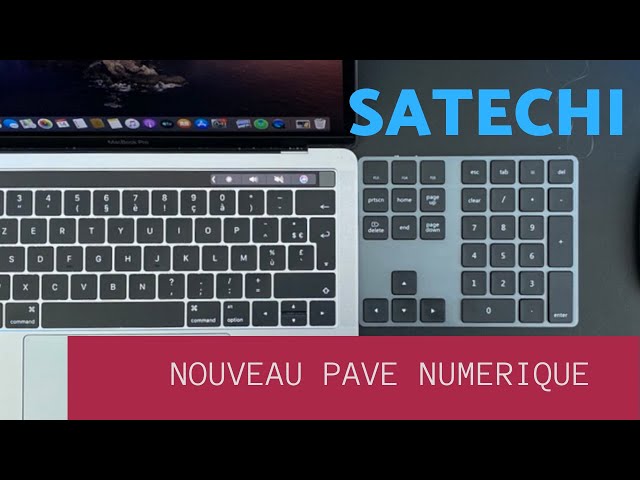 Satechi pavé numérique étendu : Le nouveau pavé numérique pour iPad, iPhone et mac est disponible !!