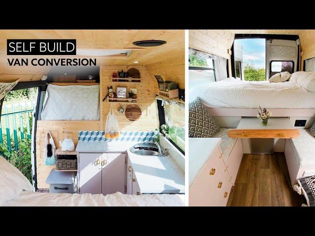 SPACIOUS BUDGET VAN CONVERSION 🚐 // Couple Show How To CONVERT VAN WITHOUT The BIG COST 💰