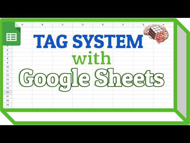 Create Tag System with Google Sheets - Tutorial, Best Formulas, Tagging. I love this app (not Excel)