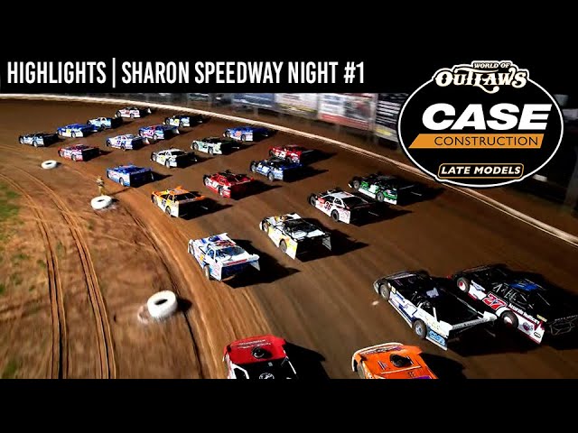 World of Outlaws CASE Late Models | Battle at the Border Sharon Speedway | May 25, 2023 | HIGHLIGHTS