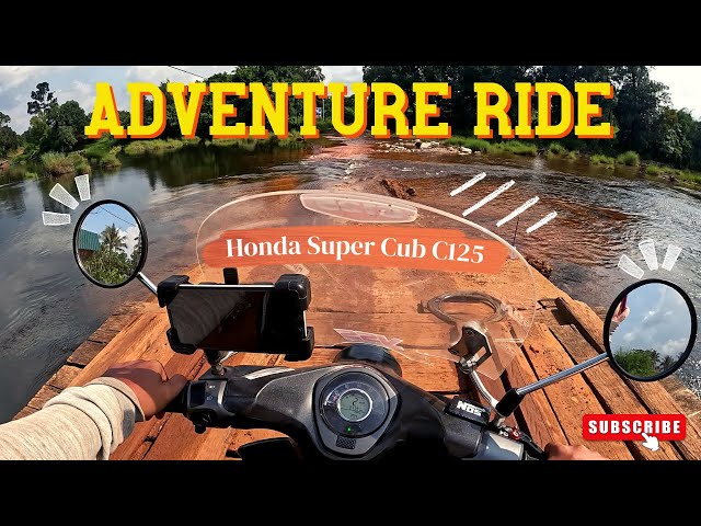 Going on Adventure Ride [The Most Difficult Ride I've Ever Had with Honda Super Cub C125]