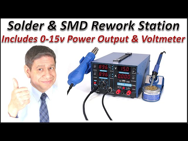 YIHUA Soldering and SMD Rework Station: Opening, Setup and Testing