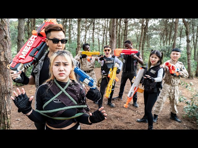 LTT Game Nerf War : Warriors SEAL X Nerf Guns Fight Mr Close Crazy Group Of Thieves Robbed The Villa