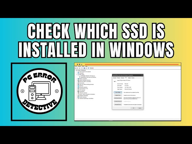 How to Check Which SSD is Installed in Windows 10