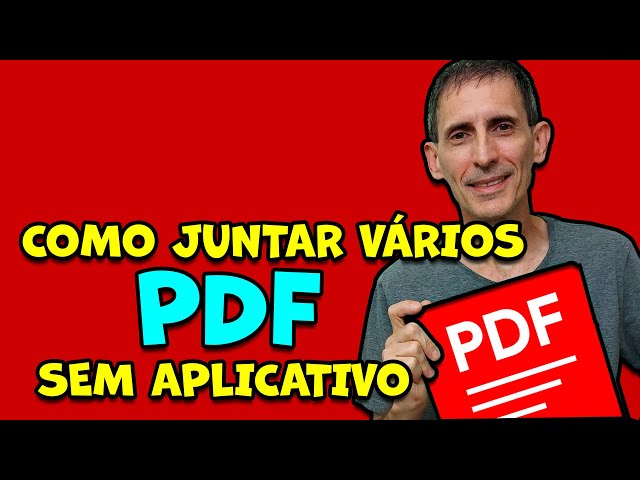 COMO JUNTAR VÁRIOS PDF'S EM UM ARQUIVO ÚNICO