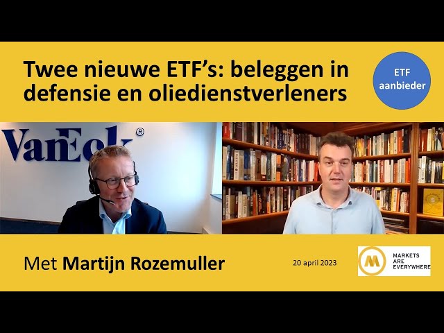 Twee nieuwe ETF's: defensie en oliedienstverleners