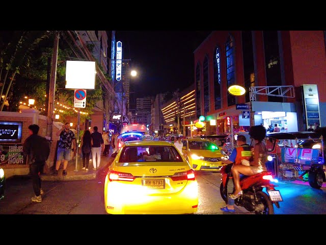 4K THAILAND 🇹🇭 Bangkok City Center Night Scene | Sukhumvit Soi 26, Soi 24, Soi 22, Soi 11, Soi 13