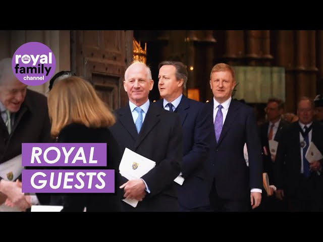 Spice Girl and David Cameron Among Guests at Royal Commonwealth Event