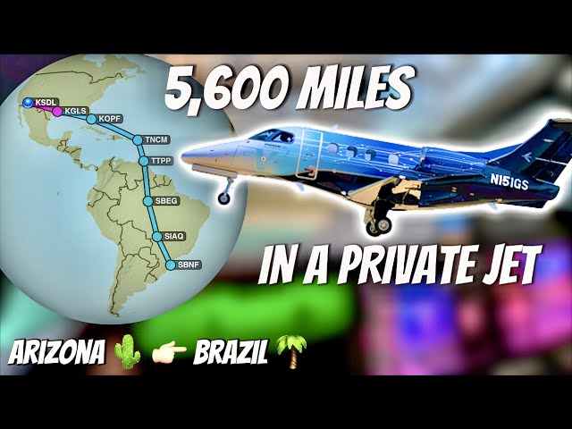 Flying the Phenom 100 Arizona to Brazil! (IFR Flight Vlog)