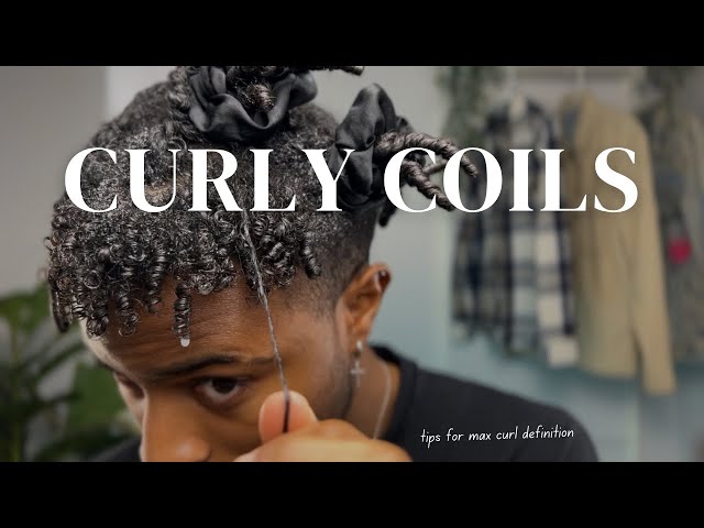 Curly Looking Finger Coils Step by Step