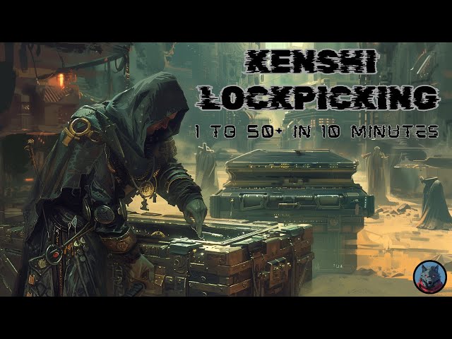 Kenshi Lockpicking: 1-50+ in 10 minutes (Safest Method Yet!) (No Slave)(2024 Method)