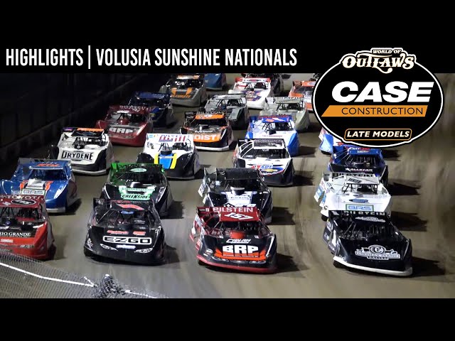 World of Outlaws CASE Late Models | Sunshine Nationals | January 19, 2024 | HIGHLIGHTS