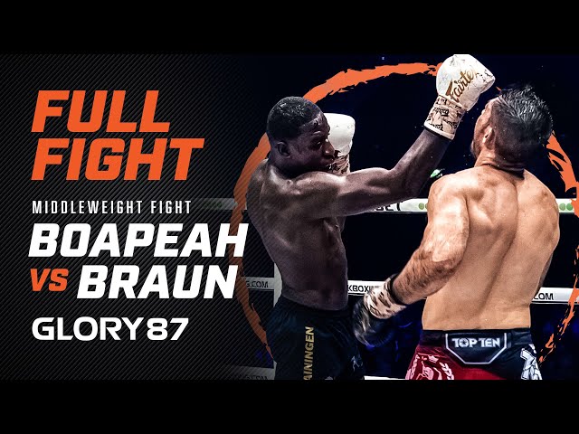 Boapeah's REVENGE! Michael Boapeah vs. Sergej Braun - Full Fight