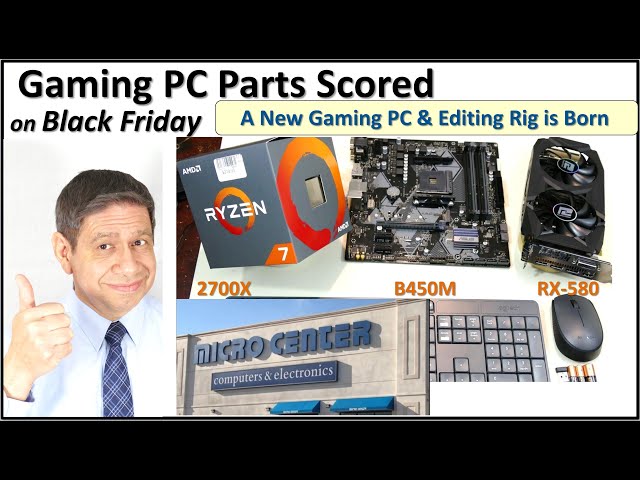 My TRIP to MICRO CENTER on BLACK FRIDAY 2019 - Shopping for some GAMING PC PARTS - I scored well