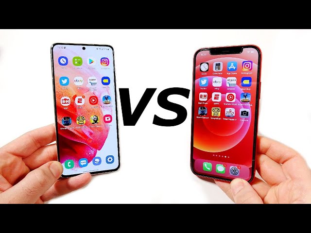Galaxy S21 vs iPhone 12 Speed Test!
