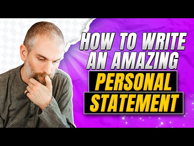 How to Write an Amazing Personal Statement [Free Webinar]