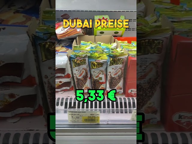 Milchschnitte kostet 6€ in Dubai!