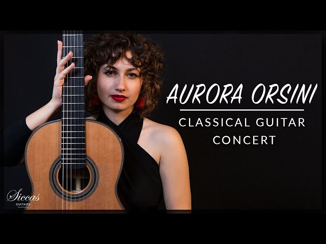 AURORA ORSINI - Online Guitar Concert | Rodrigo, Castelnuovo-Tedesco, Sor, Turina | Siccas Guitars
