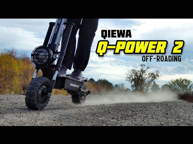Off-Roading With My New 60 MPH Electric Scooter! Qiewa Q-Power 2 Testing