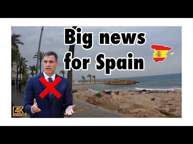 Spanish news update (Torrevieja)(Pedro Sánchez que seguirá al frente del Gobierno)begona gomez