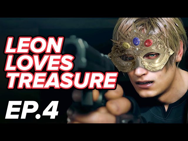 Resident Evil 4 Remake: LEON LOVES TREASURES | Let's Play Resident Evil 4 Ep. 4