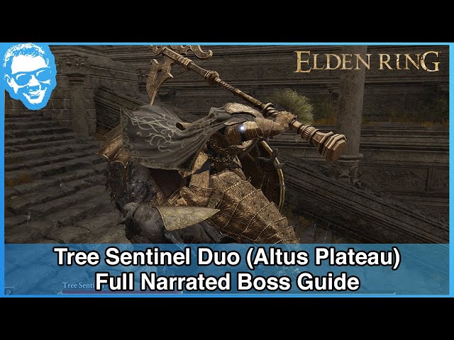 Tree Sentinel Duo (Altus Plateau) - Full Narrated Boss Guide - Elden Ring [4k HDR]