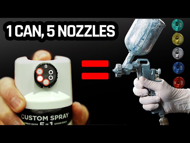 Put 5 Spray Patterns on ANY Spray Paint Can