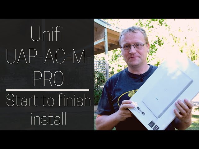 Unifi UAP-AC-M-PRO (Mesh Pro) - full install