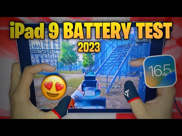 🔥iPad 9th Generation BGMI Battery Drain Test in 2023 | 100% to 0% = How many hours?