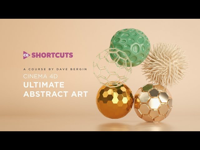 Ultimate Abstract Art Cinema 4D Course Out Now