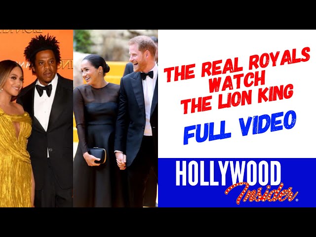 Full Video: The Real Royals Watch THE LION KING | PRINCE HARRY, MEGHAN MARKLE, BEYONCE, JAY-Z