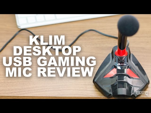 Klim Desktop USB Gaming Microphone Review / Test