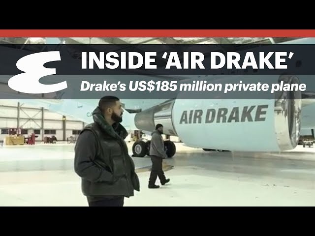 Inside Drake's US$185 million private jet 'Air Drake'