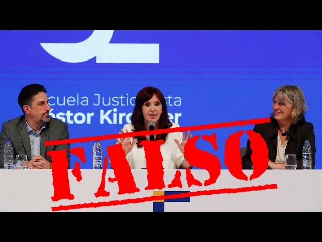 Chequeo el Discurso de Cristina Fernández de Kirchner en La Plata