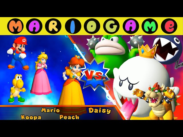 Mario Party 9 Magma Mine - Peach vs Daisy vs Mario vs Koopa Troopa Gameplay | MarioGame