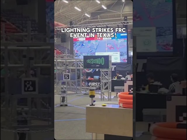 Lightning Strikes FRC Event (Twice) #robotics