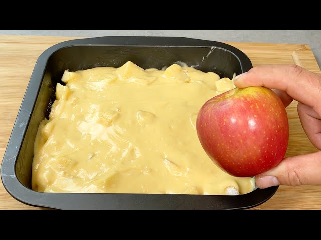 Apple pie with 3 apples, melts in your mouth! 10 minutes and the cake is ready! # 120