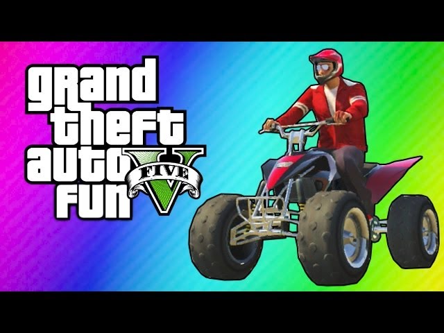 GTA 5 Online - ATV Adventure (Funny Moments, King of ATVs Mini Game, Mountain Diving)