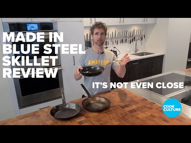 Review of the MADE IN Blue Carbon Steel Skillet