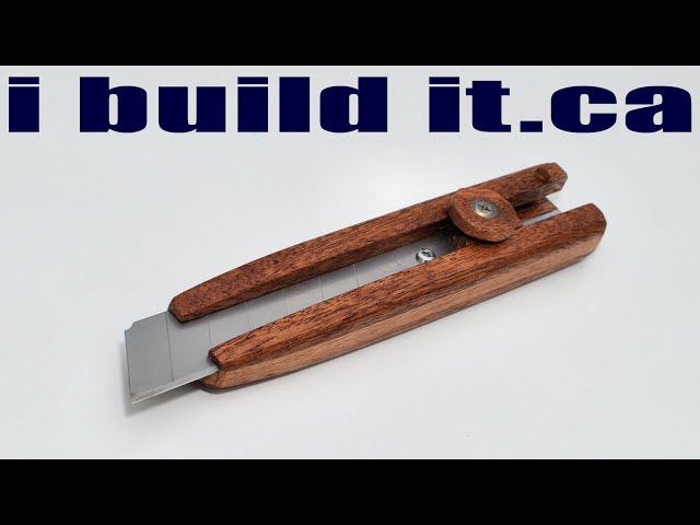 How To Make A Wooden Utility Knife