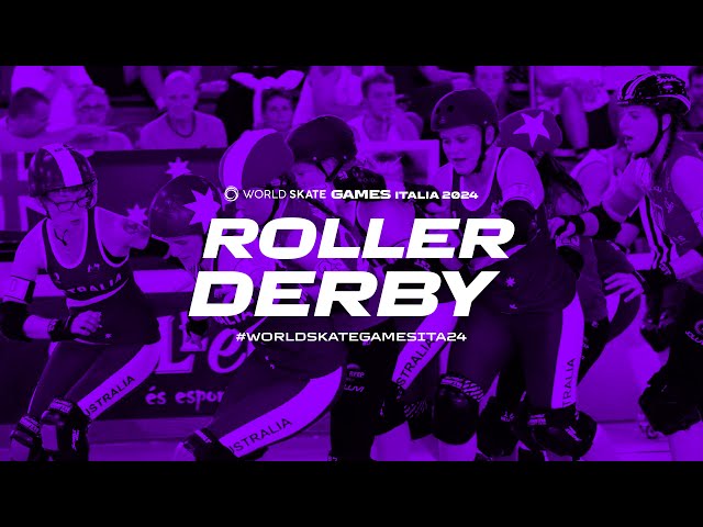 ROLLER DERBY @WorldSkate Games ITALIA 2024
