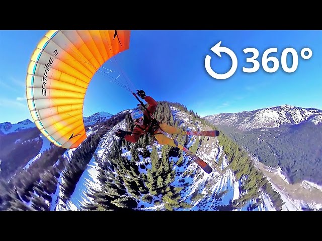 Speed Flying 360 Video Crystal Mountain
