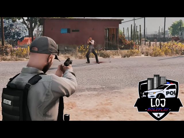 GTA 5 Roleplay - LOJ - OFFICER DOWN! (Law Enforcement)