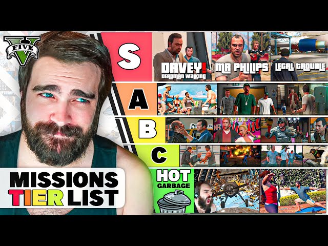 I Played GTA 5 For 10000 Hours. These Are The Best and Worst Missions - GTA V Mission Tier List