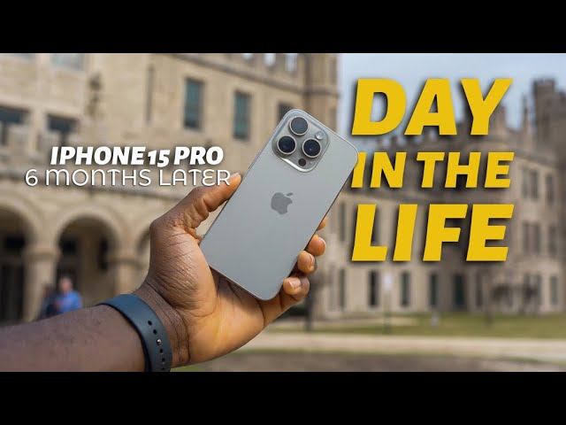 iPhone 15 Pro - Real Day In The Life after 6 Months (Camera & Battery Test)