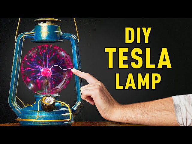 Turning An Old Kerosene Lamp Into A Modern Tesla Lamp